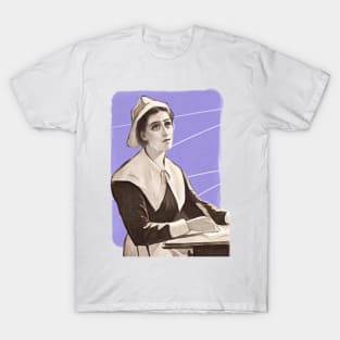 American Poet Anne Bradstreet illustration T-Shirt